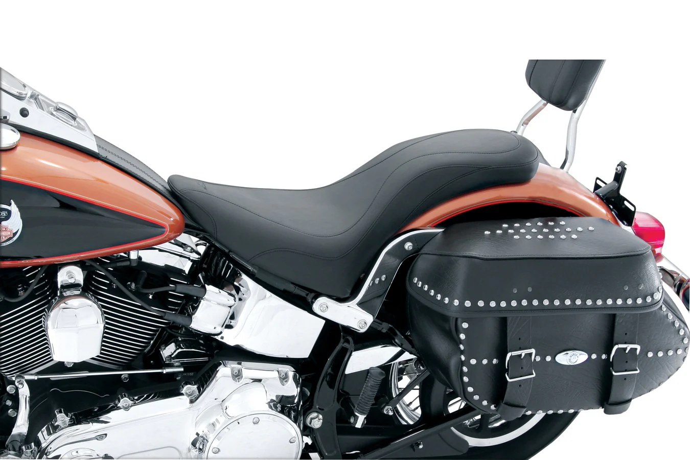 DayTripper™ One-Piece, 2-Up for Harley-Davidson Softail, Heritage Classic 2007-2017, Deluxe (without standard rack) 2005-2017, Heritage Springer 2000-2003, Springer Classic 2005-2007