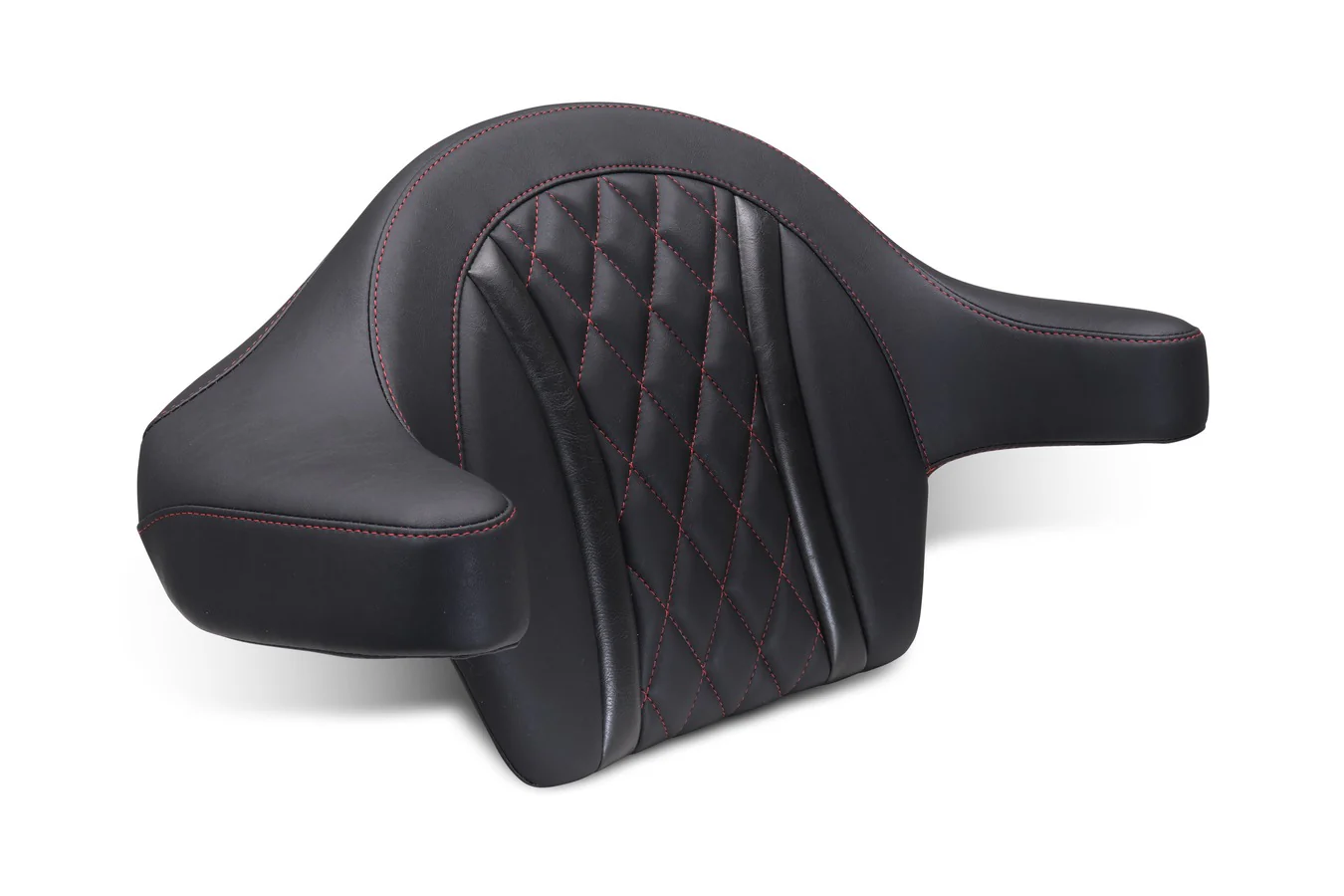 Deluxe Diamond Extended Arm Wrap-Around Backrest for Harley Davidson™ 2023-2026 CVO Road Glide (ST) and Street Glide 2024-2026 Road Glide and Street Glide - Image 3