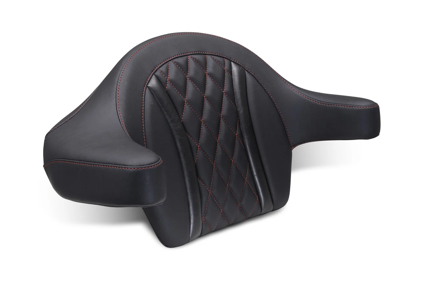 Deluxe Diamond Extended Arm Wrap-Around Backrest for Harley Davidson™ 2023-2026 CVO Road Glide (ST) and Street Glide 2024-2026 Road Glide and Street Glide - Image 6