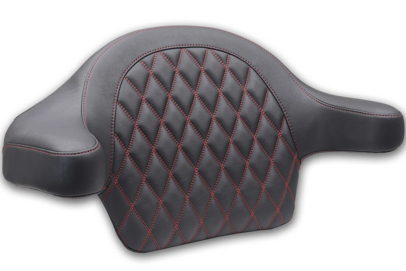 Double Diamond Extended Arm Wrap-Around Backrest for Harley-Davidson FL Touring 2014-2025 - Image 5
