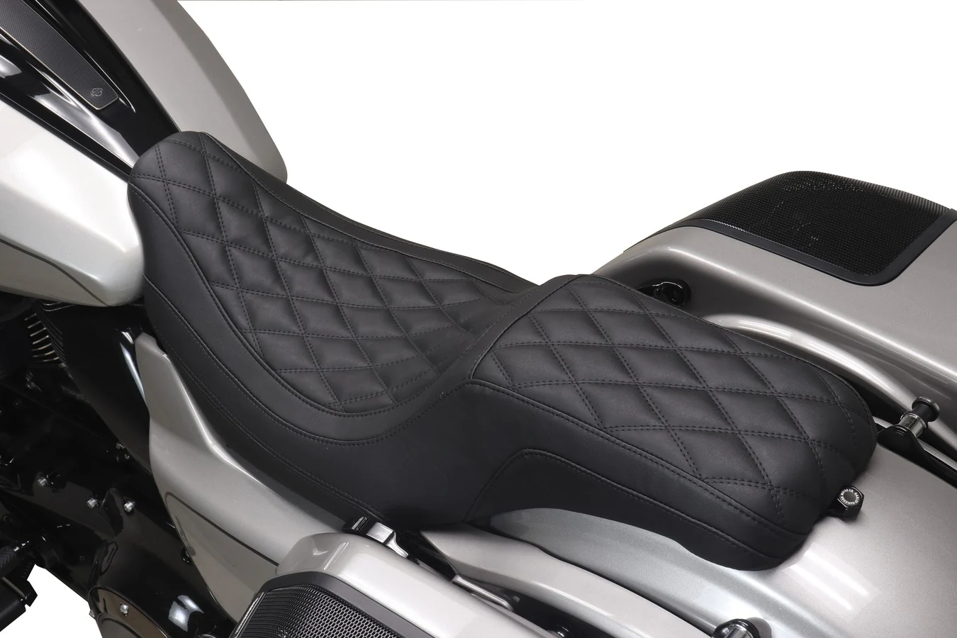 Double Diamond Low Squareback for Harley Davidson™ 2023-2026 CVO Road Glide (ST)/Street Glide & 2024-2026 Road Glide and Street Glide