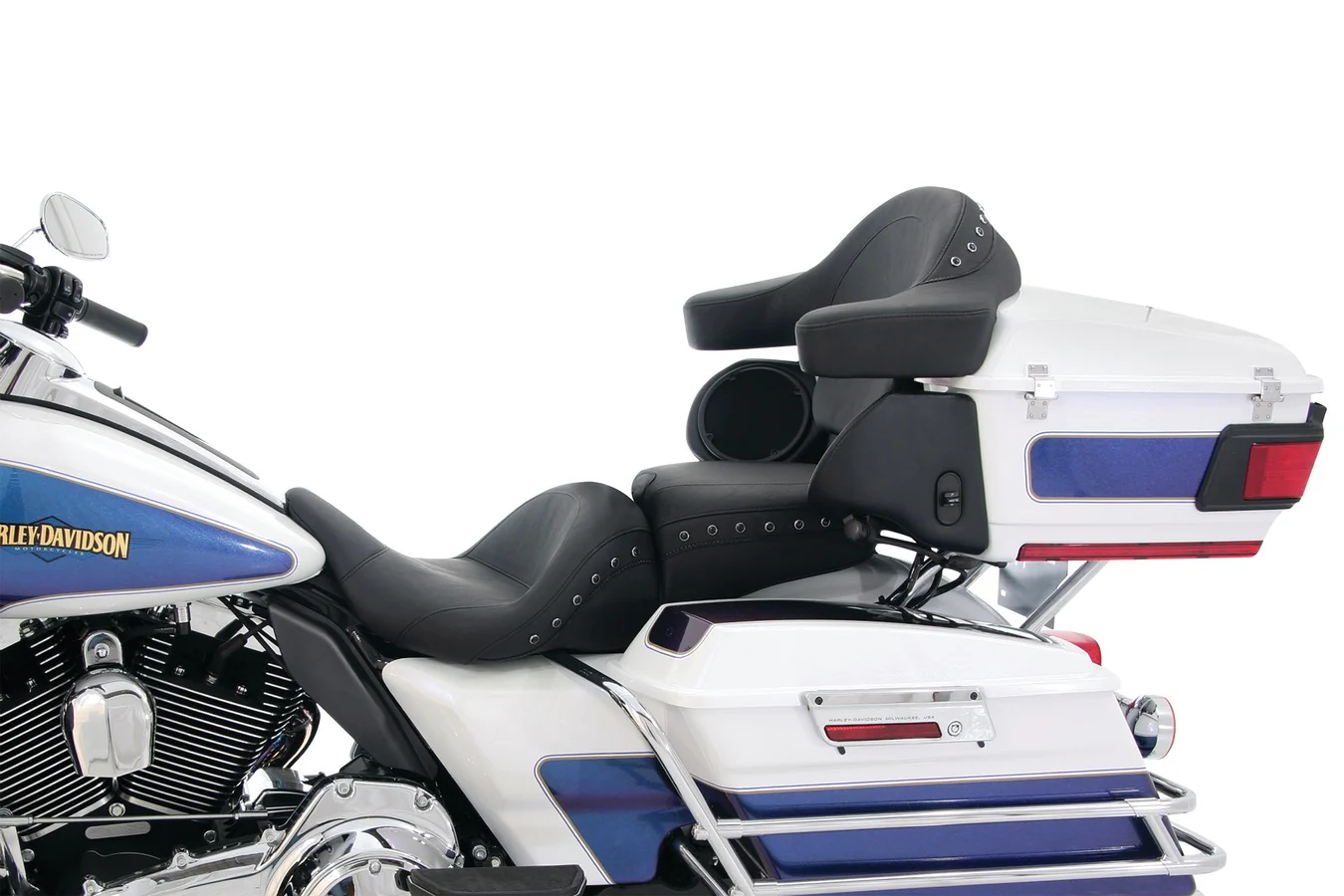 Extended Arm Wrap-Around Backrest for Harley-Davidson FL Touring 1993-2013