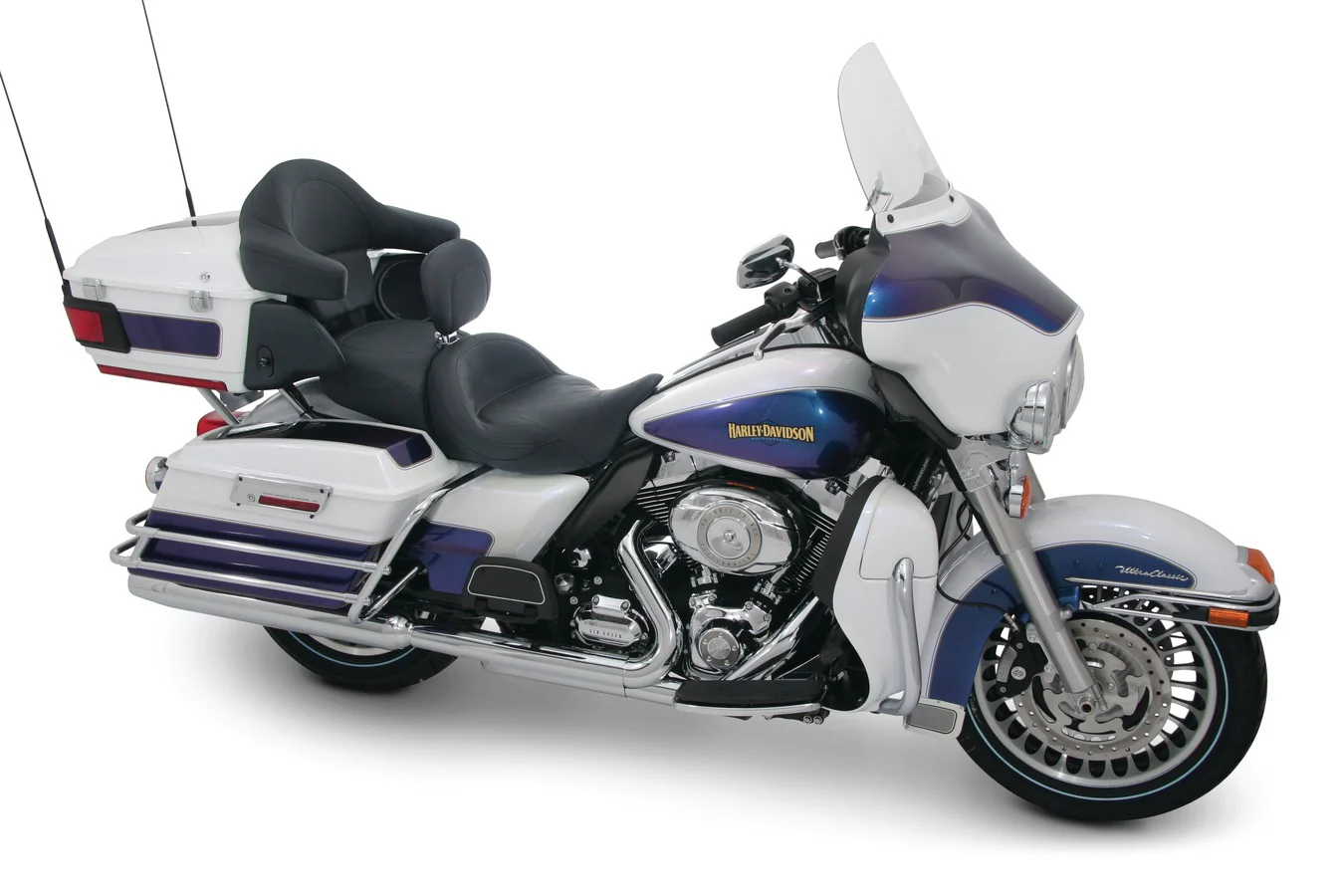 Extended Arm Wrap-Around Backrest for Harley-Davidson FL Touring 1993-2013 - Image 2