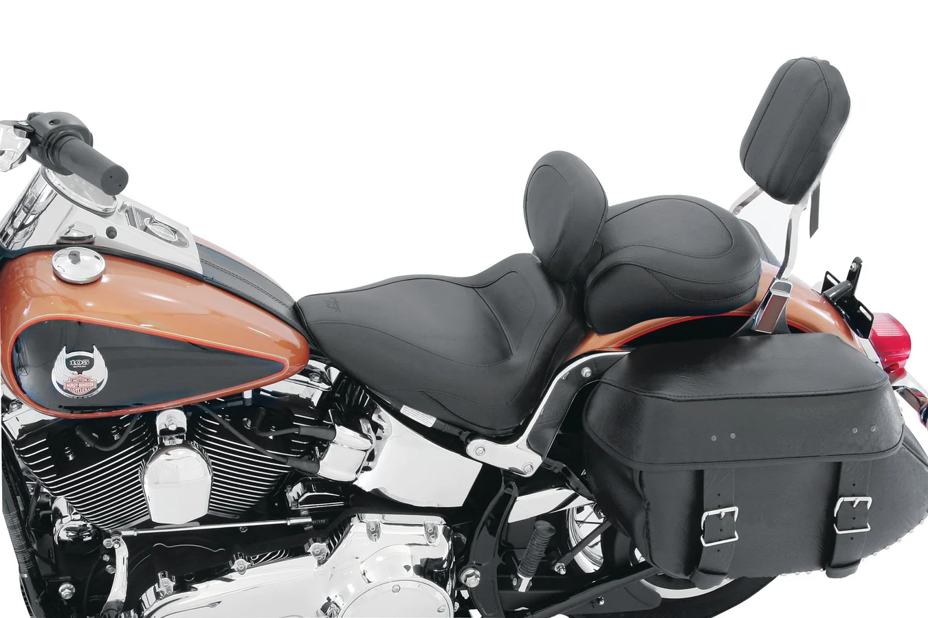 Sissy Bar Pad for Harley-Davidson Medallion Style Sissy Bars Upright, with or without Welded Center Piece - Image 4